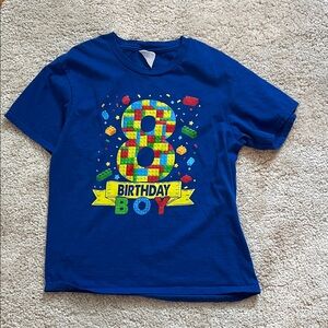 LEGO 8th Birthday Boy T-Shirt Size Medium.